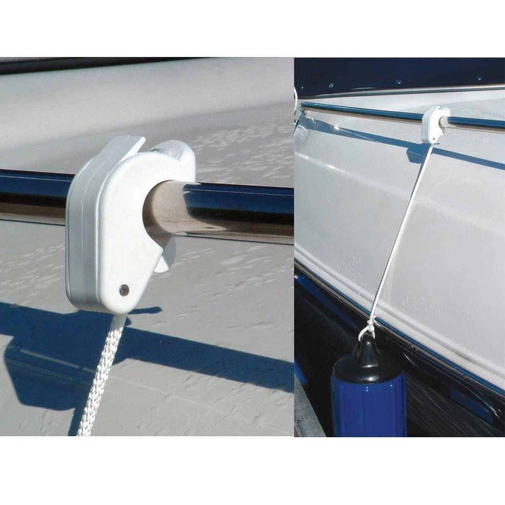 Taylor Made Rail Or Lifeline Fender Bracket For 1/4 To 5/16 Inch Rails, Pair