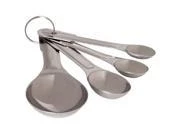 Fox Run Stainless Steel Measuring Spoon Set, Model 4898, Kitchen Bakeware