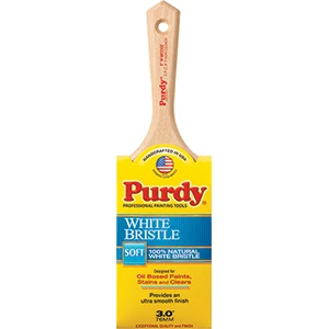 Purdy 144232430 3-inch White Bristle Wall Moose Varnish Paint Brush