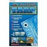 Polyethelene Blue Tarp - 20 ft x 20 ft