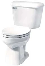 Mansfield Plumbing Alto Elongated Toilet Bowl White 1.28 Gallons Per Flush Model 110410