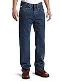 Carhartt Men's Relaxed Fit Straight Leg Jeans Deepstone 40 X 30