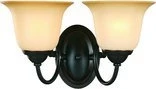 Hardware House Essex 2-light Wall/bath Light Fixture Classic Bronze 12-1/4 Inch X 8-1/4 Inch