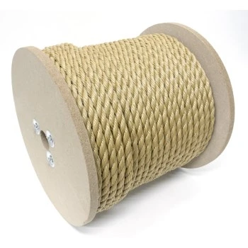 Kingcord 1/2 In. X 300 Ft. Polypropylene Twisted Rope 3-strand, Brown/unmanila