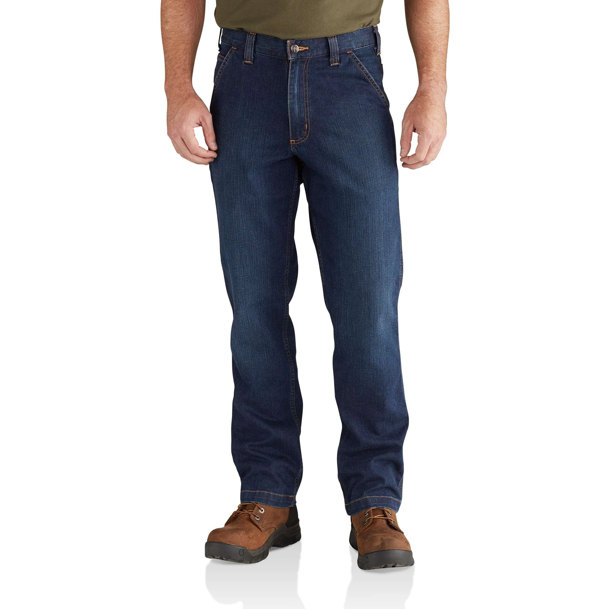 Carhartt Men's Rugged Flex Relaxed Fit Utility Jean W30 12-ounce Denim