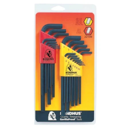 Bondhus 22-piece Inch And Metric Hex L-wrench Combination Set