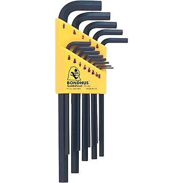 Bondhus 12137 13-piece Long Arm Hex L-wrench Set (.050-3/8')