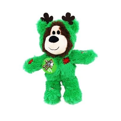 Kong Holiday Wild Knots Bear Dog Toy For Medium And Large Dogs