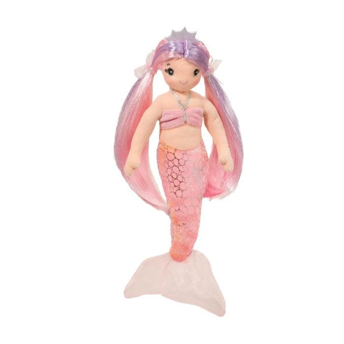 Infant Girl's Douglas Serena Pink Mermaid Doll - Soft Plush Toy