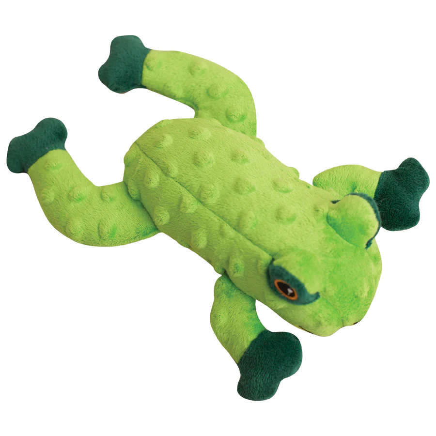 Snugarooz 96231 10 Inch Snugz Lilly The Frog Plush Dog Toy
