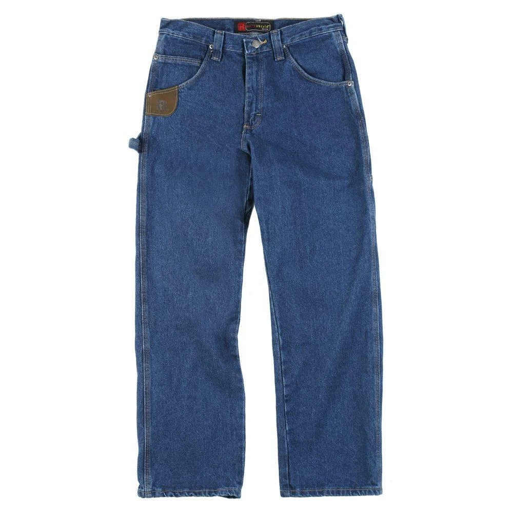 Men's Wrangler Riggs Relaxed Fit Carpenter Jeans, Size 30 X 32, Antique Indigo