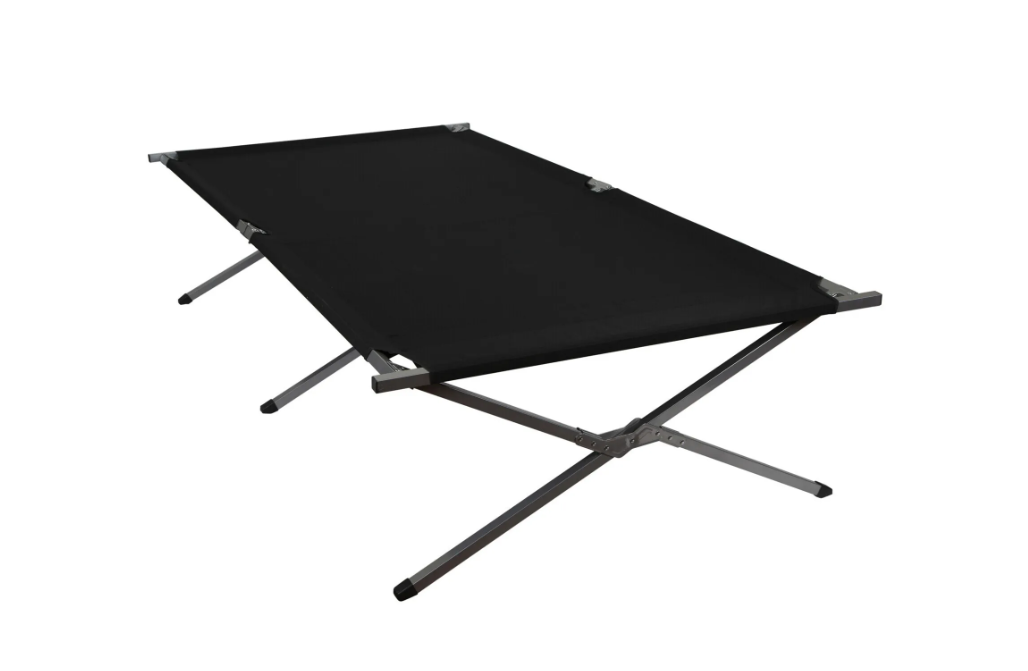 Stansport Base Camp Folding Cot 80" X 30" X 17" - Black