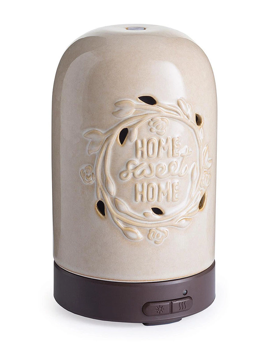 Airome Home Sweet Home Ultrasonic Essential Oil Diffuser, 100 Ml, White
