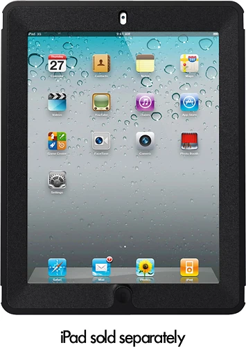 Otterbox Defender Series Case For Ipad 2nd, 3rd, 4th Generation - Black