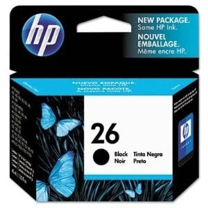 Hp 26 Black Ink Cartridge For Deskjet Printers - 790 Page Yield