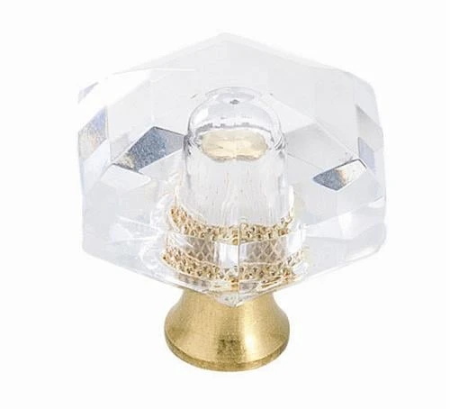 Amerock Bp733-cs Traditional Classics Crystal Cabinet Knob 1-3/16 Inch