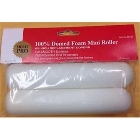 Merit Pro 161770 6.5 Inch Domed Foam Mini Roller - Set Of 2