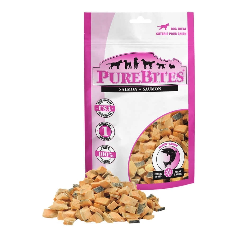 Purebites Freeze Dried Salmon Dog Treats, 1.16 Ounces