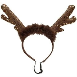 Kyjen 2812 Led Antler Holiday Headband For Dogs, Large, Brown Color