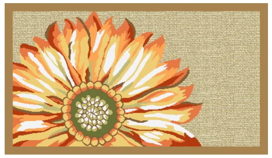 18X30 SUNFLOWER KITCHEN RUG