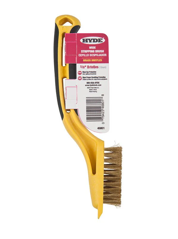 Stripping Brush, Wide, Brass