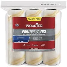 WOOSTER 9 X 1/2 CVR Pro Dooz 3PK Roller Cover