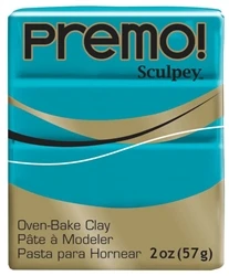 Premo Sculpey Polymer Clay 2 Ounces In Turquoise Color