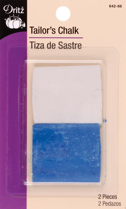 Tailor's Chalk Refill - Blue & White, 2 Pieces