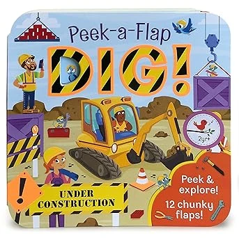 Dig! Peek-a-flap Board Book By Jaye Garnett - Engaging Children's Reading