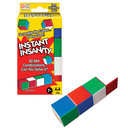 Instant Insanity Board Game - Fun For All Ages