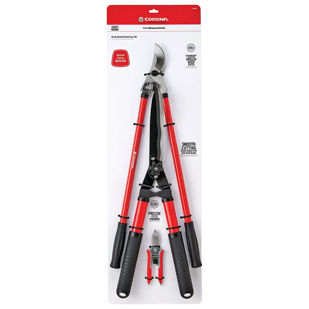 CORONA LOPPER HEDGE SHEAR & PRUNER BONUS PACK