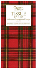 Royal Plaid Tartan Tissue Paper - 4 Sheets, 70 X 50 Cm Luxury Wrap