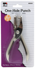 "Charles Leonard 1 Hole Paper Punch, Metal, 6 Count Per Order (CHL80901)"
