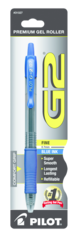 G2 Retractable Gel Pen, Fine Point 0.7mm, Blue Ink, Model 31027