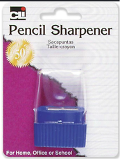 Cli Cone Receptacle Pencil Sharpener - Assorted Colors - Model 80730