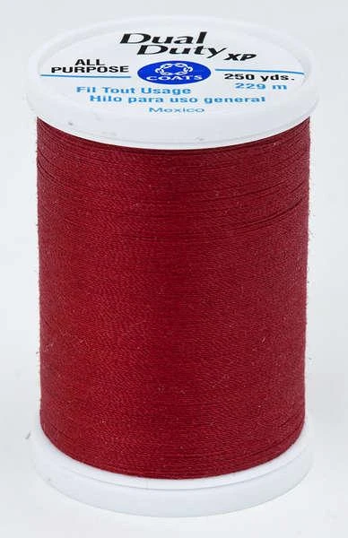 Coats Dual Duty Xp General Purpose Thread 250 Yards Red Cherry