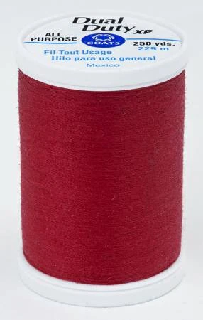 Coats Dual Duty Xp General Purpose Thread 250 Yards In Scarlet Color