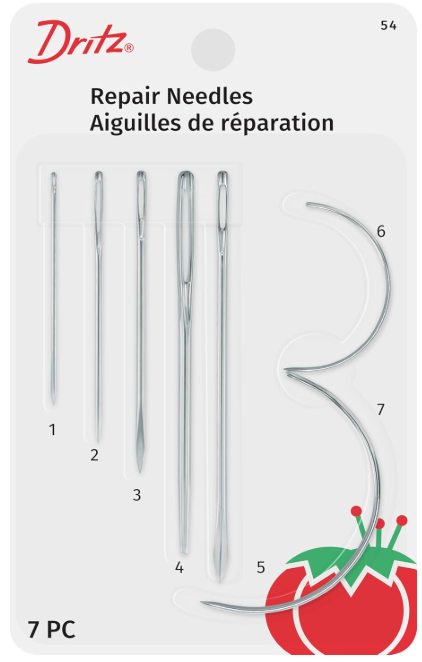 Assorted Repair Hand Needles - 7 Piece Kit For Sewing And Crafting