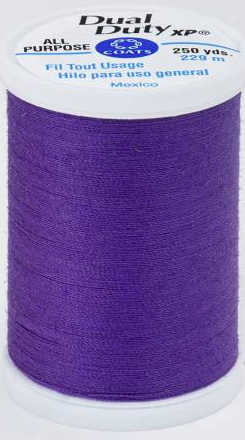 Coats Dual Duty Xp General Purpose Thread 250 Yards Deep Violet
