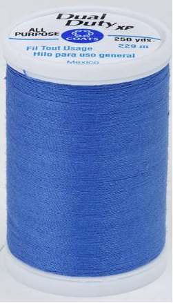 Coats Dual Duty Xp General Purpose Thread 250 Yards - Pilot Blue