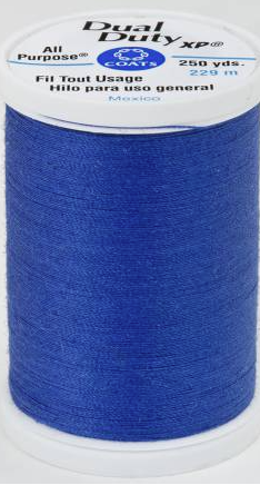 Coats Dual Duty Xp General Purpose Thread 250 Yards In Yale Blue Color