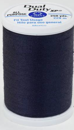 Dual Duty Xp General Purpose Thread 250 Yards In Navy Color