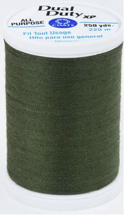Coats Dual Duty Xp General Purpose Thread 250 Yards - Spinach Color