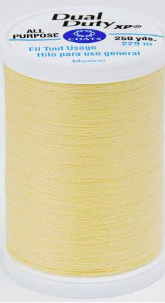 Coats Dual Duty Xp General Purpose Thread 250 Yards - Yellow Color
