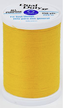 Coats Dual Duty Xp General Purpose Thread 250 Yards - Spark Gold