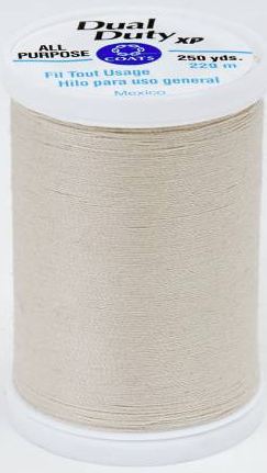Dual Duty Xp General Purpose Thread 250 Yards In Ecru Color