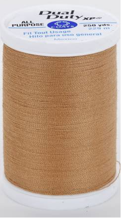 Coats Dual Duty Xp General Purpose Thread 250 Yards Golden Tan