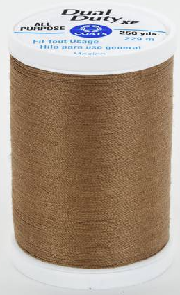 Coats Thread & Zippers 26324 Dual Duty Xp General Purpose Thread 250 Yards - Cafe Beige
