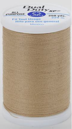Coats Dual Duty Xp General Purpose Thread 250 Yards - Camel Color