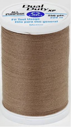 Coats Dual Duty Xp General Purpose Thread 250 Yards In Driftwood Color